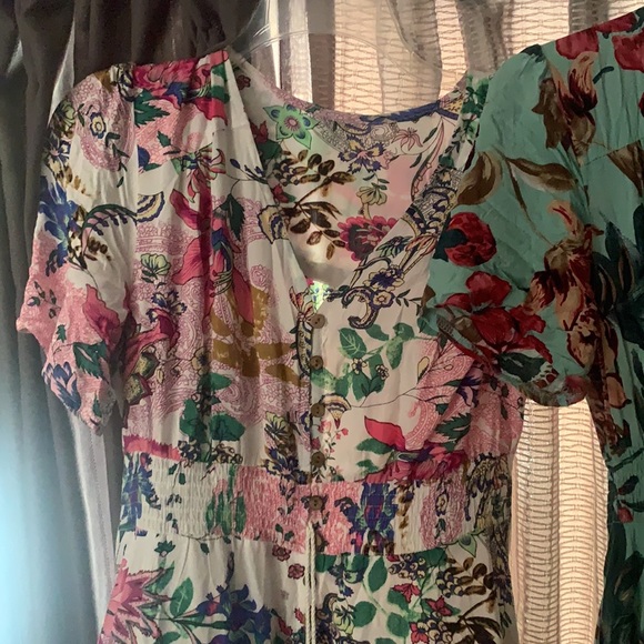 Floral button up maxi dresses - Picture 2 of 6